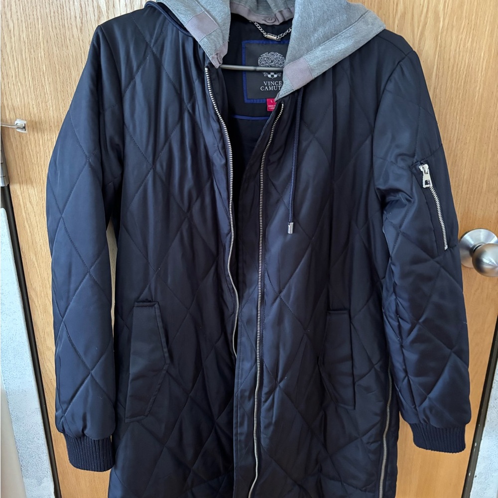 Vince Camuto women’s Quilted Navy Jacket